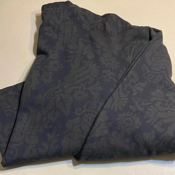 Charmed Women's Black Crewneck Sweater with Blue Stud Accent - Picture 4 of 5